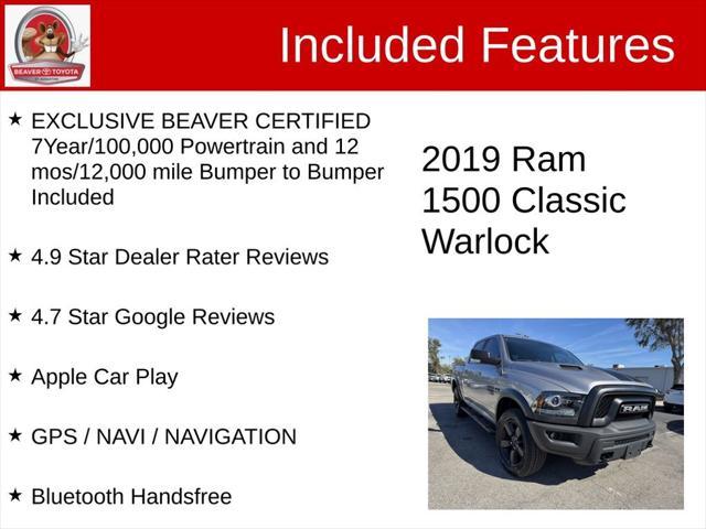 used 2019 Ram 1500 car, priced at $33,500