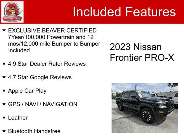 used 2023 Nissan Frontier car, priced at $38,300