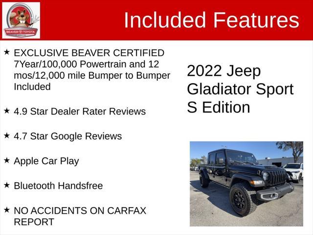 used 2022 Jeep Gladiator car, priced at $32,300