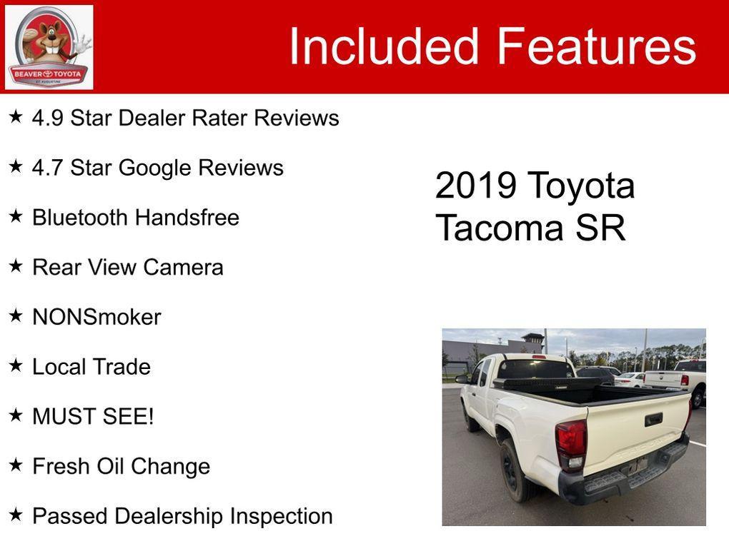 used 2019 Toyota Tacoma car, priced at $16,100