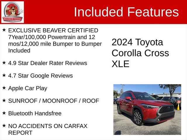 used 2024 Toyota Corolla Cross car, priced at $30,300