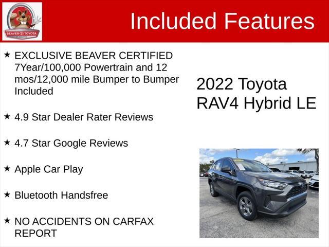 used 2022 Toyota RAV4 Hybrid car, priced at $28,900