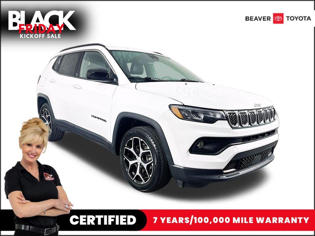used 2024 Jeep Compass car, priced at $19,800