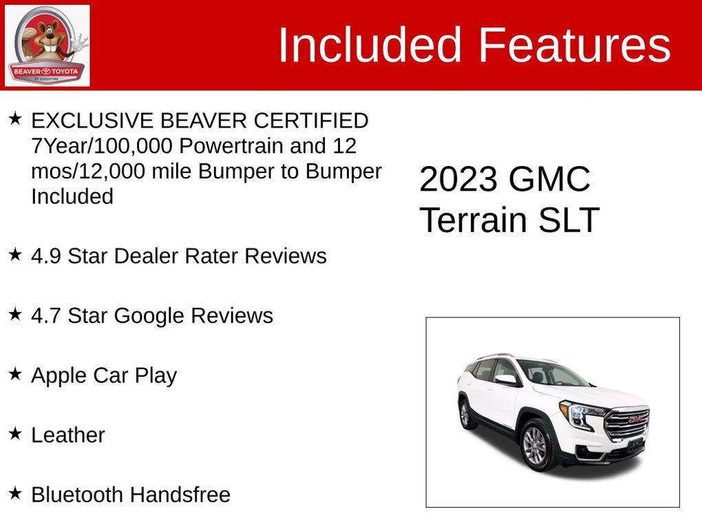 used 2023 GMC Terrain car, priced at $23,500