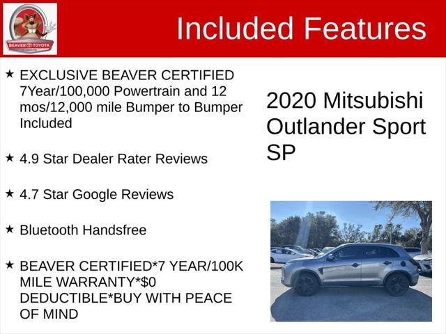 used 2020 Mitsubishi Outlander Sport car, priced at $13,500