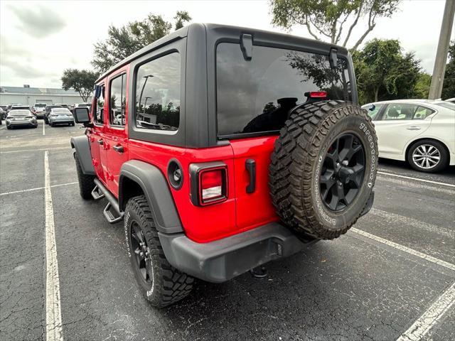 used 2021 Jeep Wrangler car, priced at $33,800