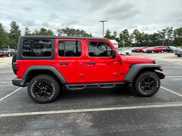 used 2021 Jeep Wrangler car, priced at $33,800