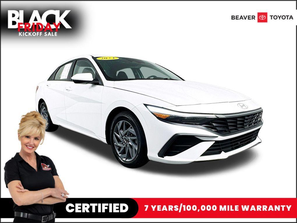 used 2024 Hyundai Elantra car, priced at $16,500