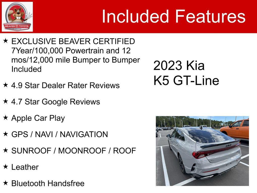 used 2023 Kia K5 car, priced at $24,200