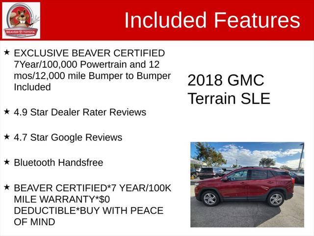 used 2018 GMC Terrain car, priced at $17,900