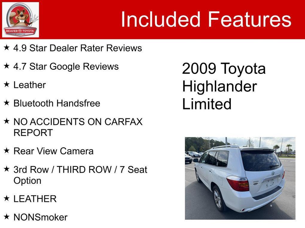 used 2009 Toyota Highlander car, priced at $9,300