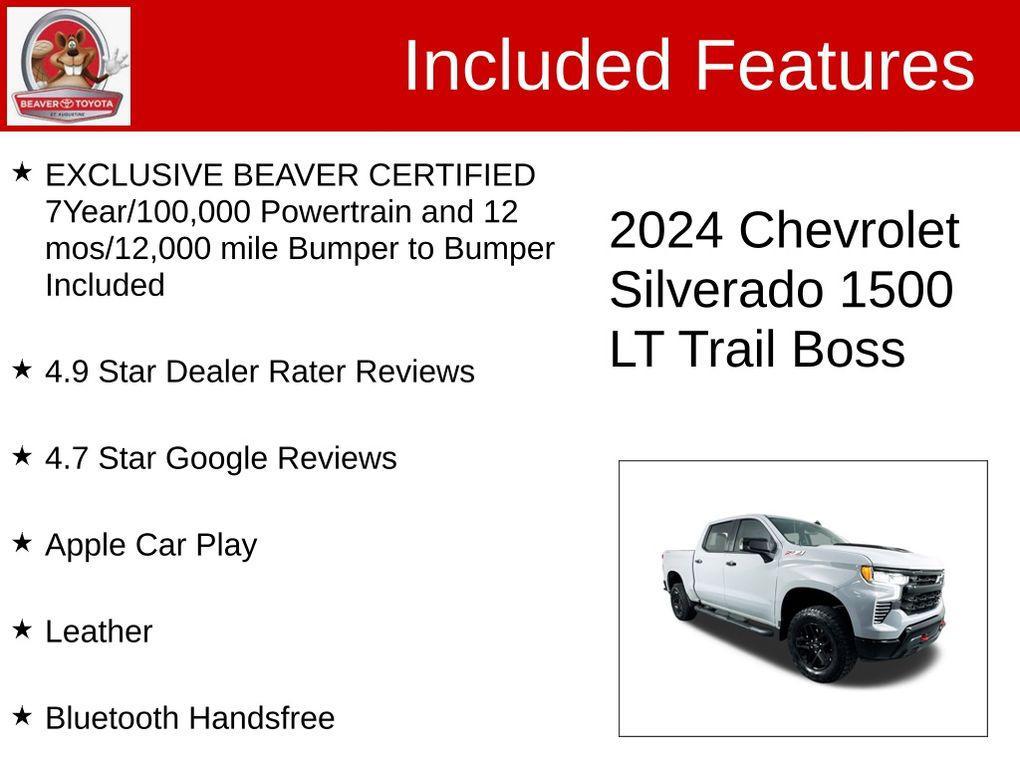 used 2024 Chevrolet Silverado 1500 car, priced at $51,000