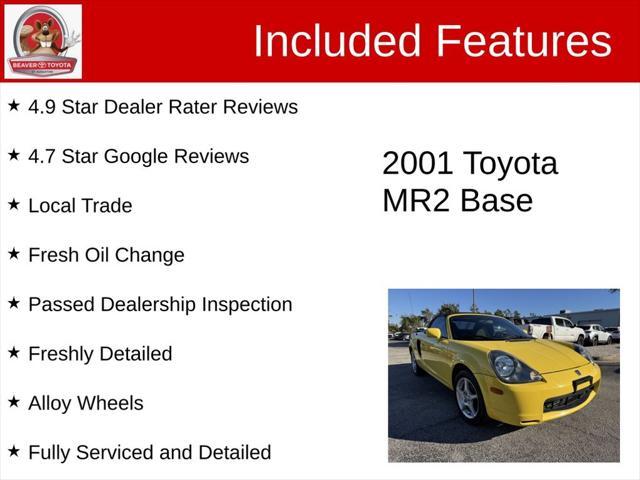 used 2001 Toyota MR2 car, priced at $9,900