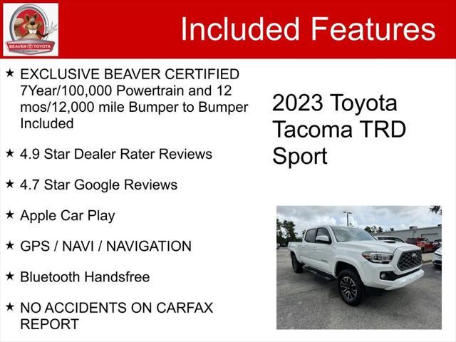 used 2023 Toyota Tacoma car, priced at $41,700