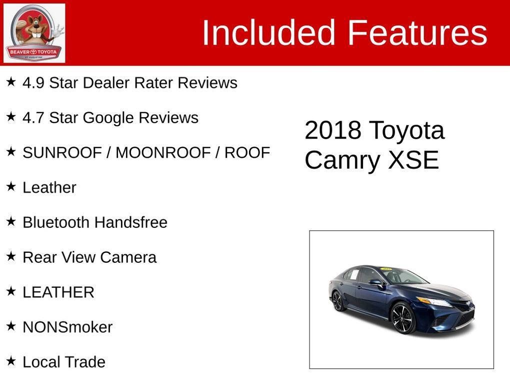 used 2018 Toyota Camry car, priced at $24,900