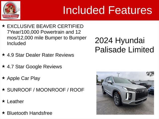 used 2024 Hyundai Palisade car, priced at $46,100