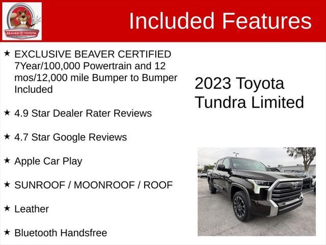 used 2023 Toyota Tundra car, priced at $52,000