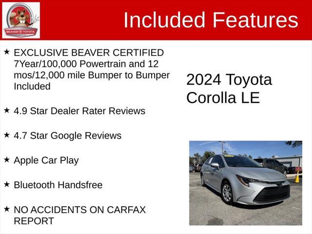 used 2024 Toyota Corolla car, priced at $23,300