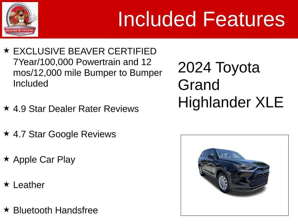 used 2024 Toyota Grand Highlander car, priced at $44,800