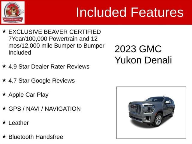 used 2023 GMC Yukon car, priced at $53,800