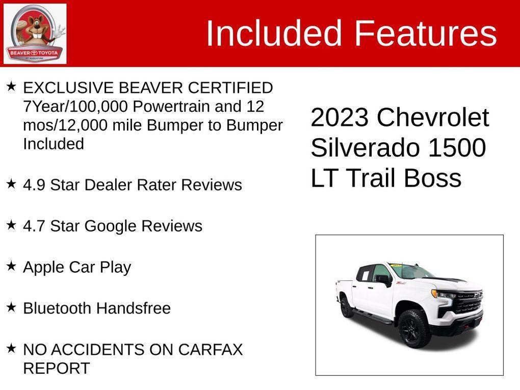 used 2023 Chevrolet Silverado 1500 car, priced at $43,200