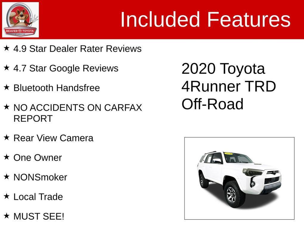 used 2020 Toyota 4Runner car, priced at $34,000