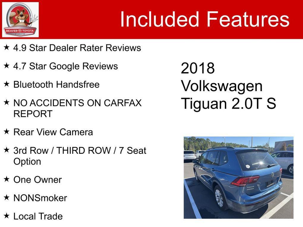 used 2018 Volkswagen Tiguan car, priced at $9,700