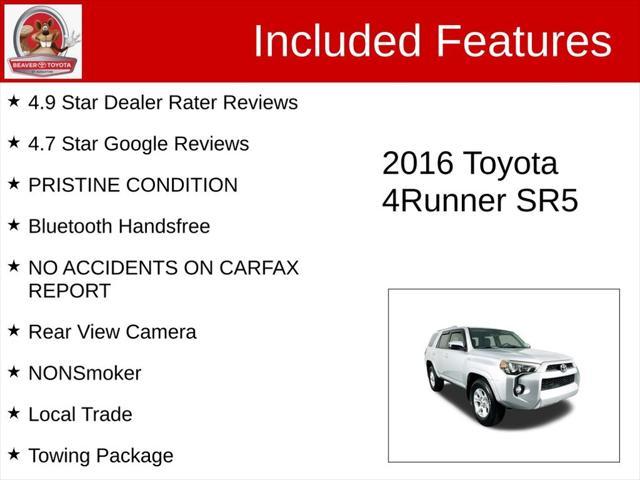used 2016 Toyota 4Runner car, priced at $26,300