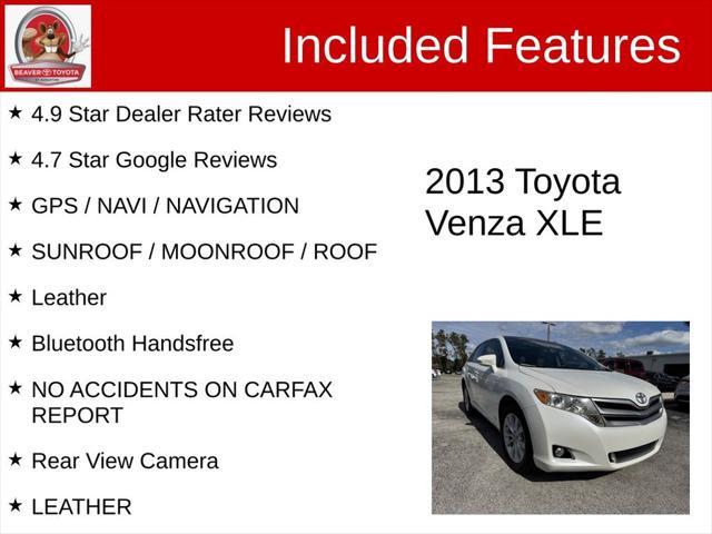 used 2013 Toyota Venza car, priced at $13,400