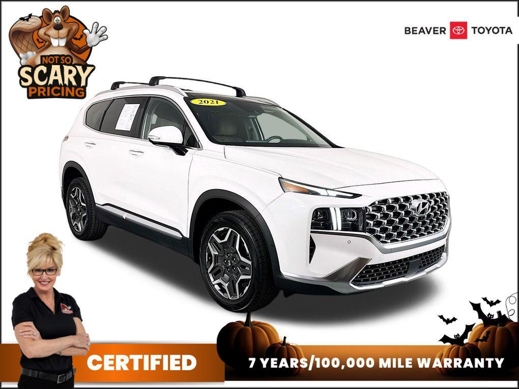 used 2021 Hyundai Santa Fe car, priced at $26,400