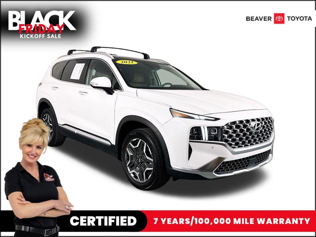 used 2021 Hyundai Santa Fe car, priced at $25,900