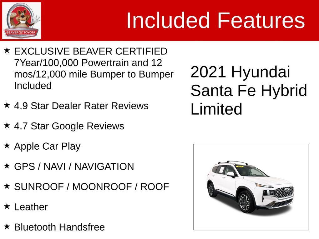 used 2021 Hyundai Santa Fe car, priced at $26,400