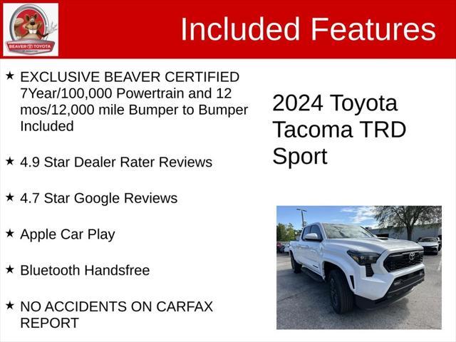 used 2024 Toyota Tacoma car, priced at $41,900