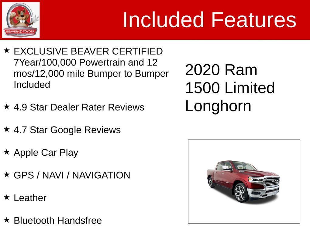 used 2020 Ram 1500 car, priced at $38,900