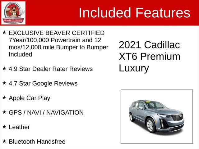 used 2021 Cadillac XT6 car, priced at $33,500