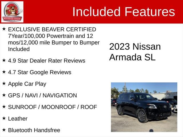 used 2023 Nissan Armada car, priced at $35,900