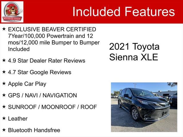 used 2021 Toyota Sienna car, priced at $39,500