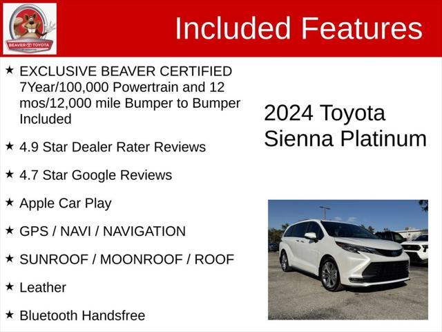 used 2024 Toyota Sienna car, priced at $57,200