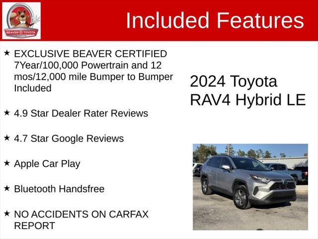 used 2024 Toyota RAV4 Hybrid car, priced at $33,400