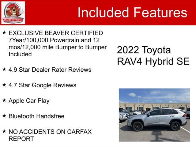 used 2022 Toyota RAV4 Hybrid car, priced at $29,900