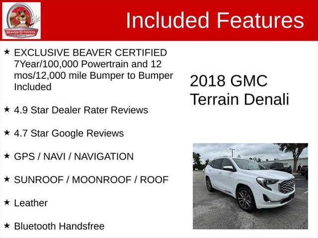 used 2018 GMC Terrain car, priced at $21,400