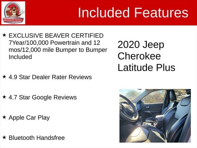 used 2020 Jeep Cherokee car, priced at $17,900