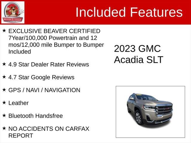 used 2023 GMC Acadia car, priced at $30,100