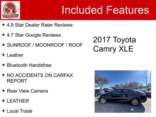 used 2017 Toyota Camry car, priced at $18,500