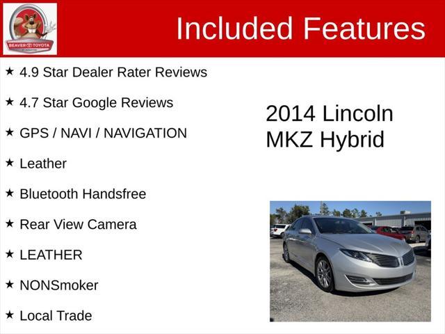 used 2014 Lincoln MKZ Hybrid car, priced at $8,900