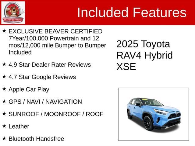 used 2025 Toyota RAV4 Hybrid car, priced at $44,800
