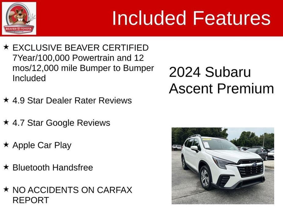 used 2024 Subaru Ascent car, priced at $38,600