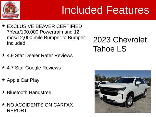 used 2023 Chevrolet Tahoe car, priced at $53,900