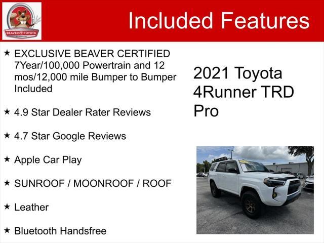 used 2021 Toyota 4Runner car, priced at $46,900