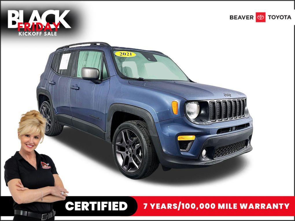 used 2021 Jeep Renegade car, priced at $17,900